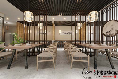 隆德荣和川菜馆设计装修方案鉴赏|隆德川菜馆设计装修公司推荐