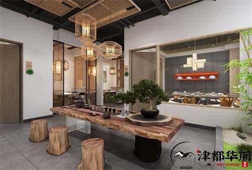 隆德锦湘楼餐厅设计方案鉴赏|隆德餐厅设计装修公司推荐
